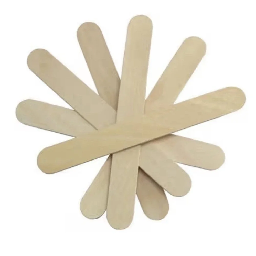 Wooden Craft Sticks Jumbo Size 6x3/4 Natural Poplar 500Ct DIY Wood craft
